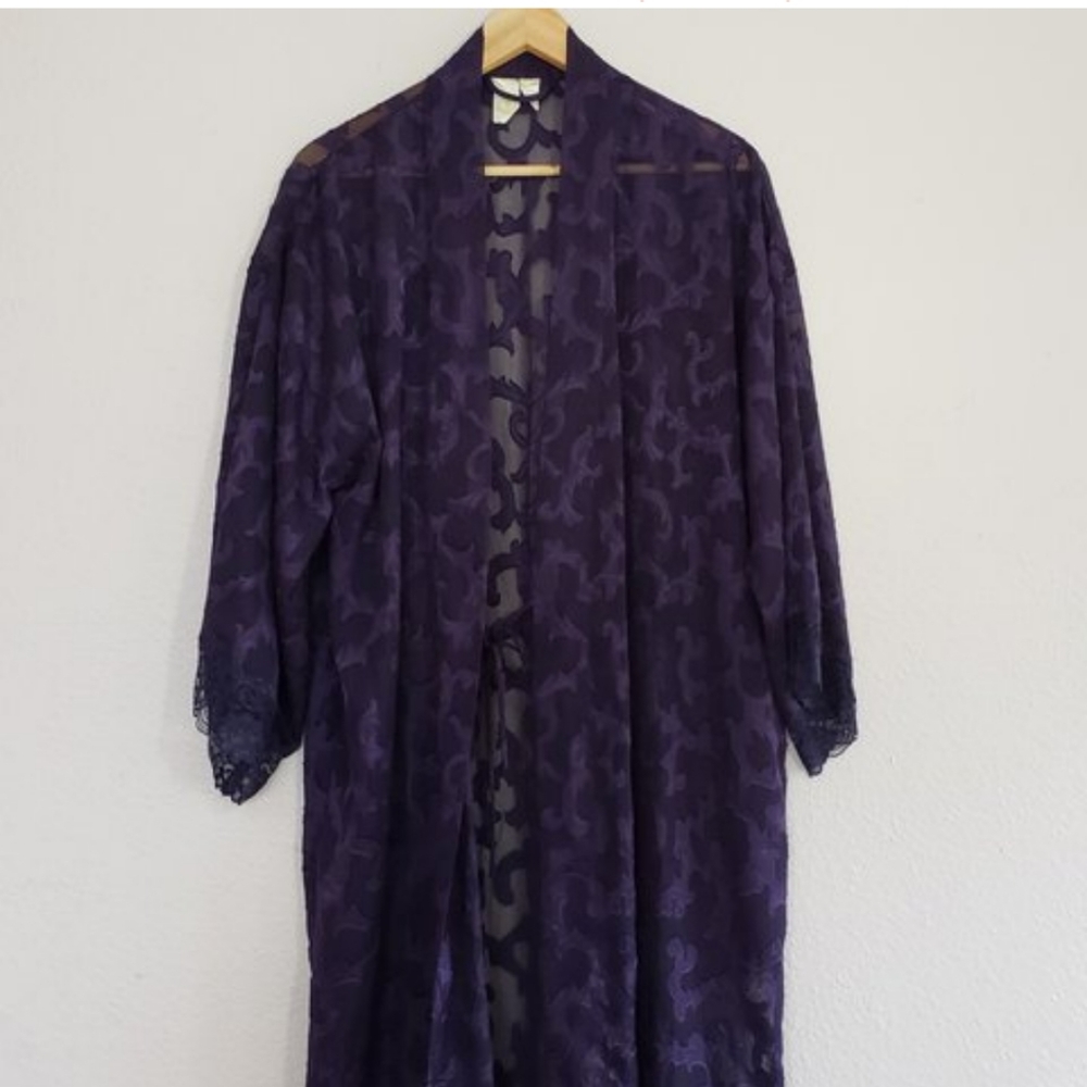 Vintage Victoria's secret lace robe
